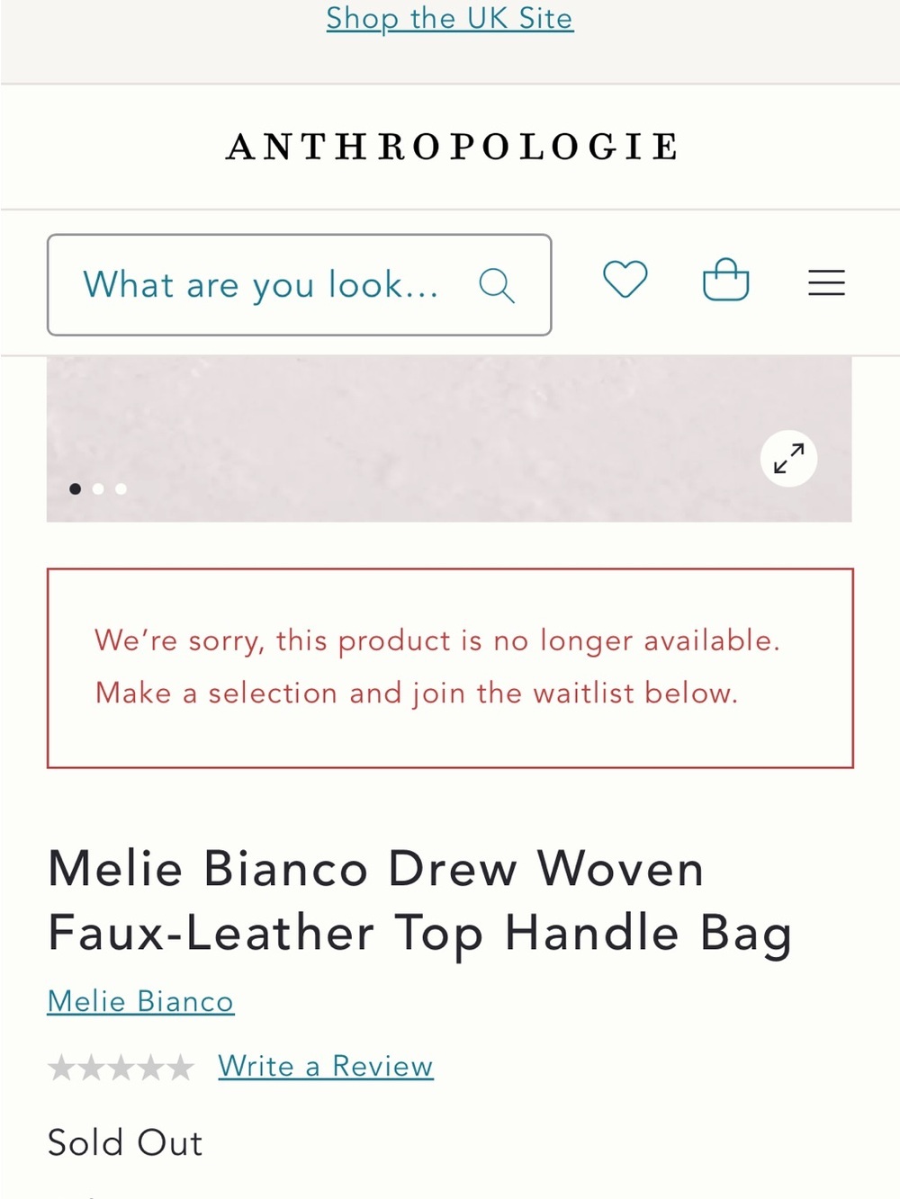 Melie Bianco Pink Woven Knot-Handle Mini Bag - Picture 9 of 9